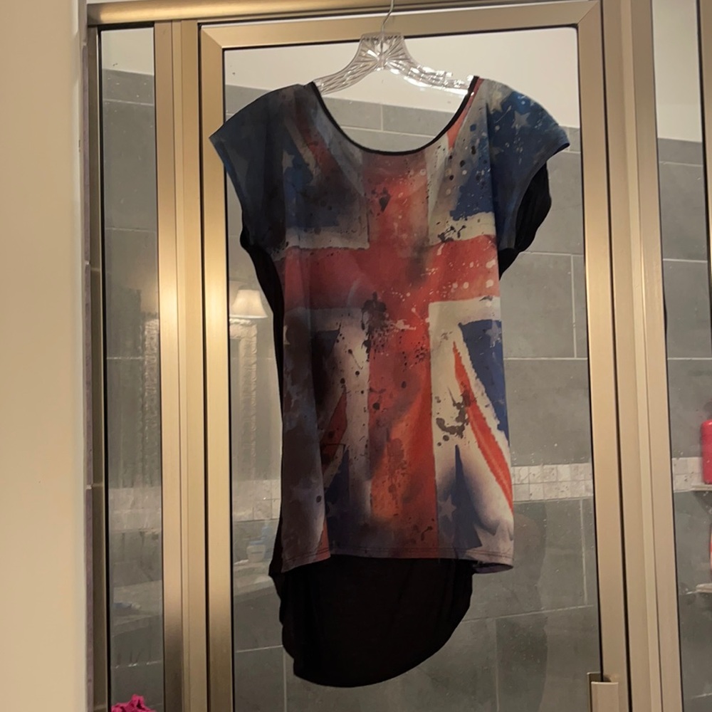 British flag women’s shirt